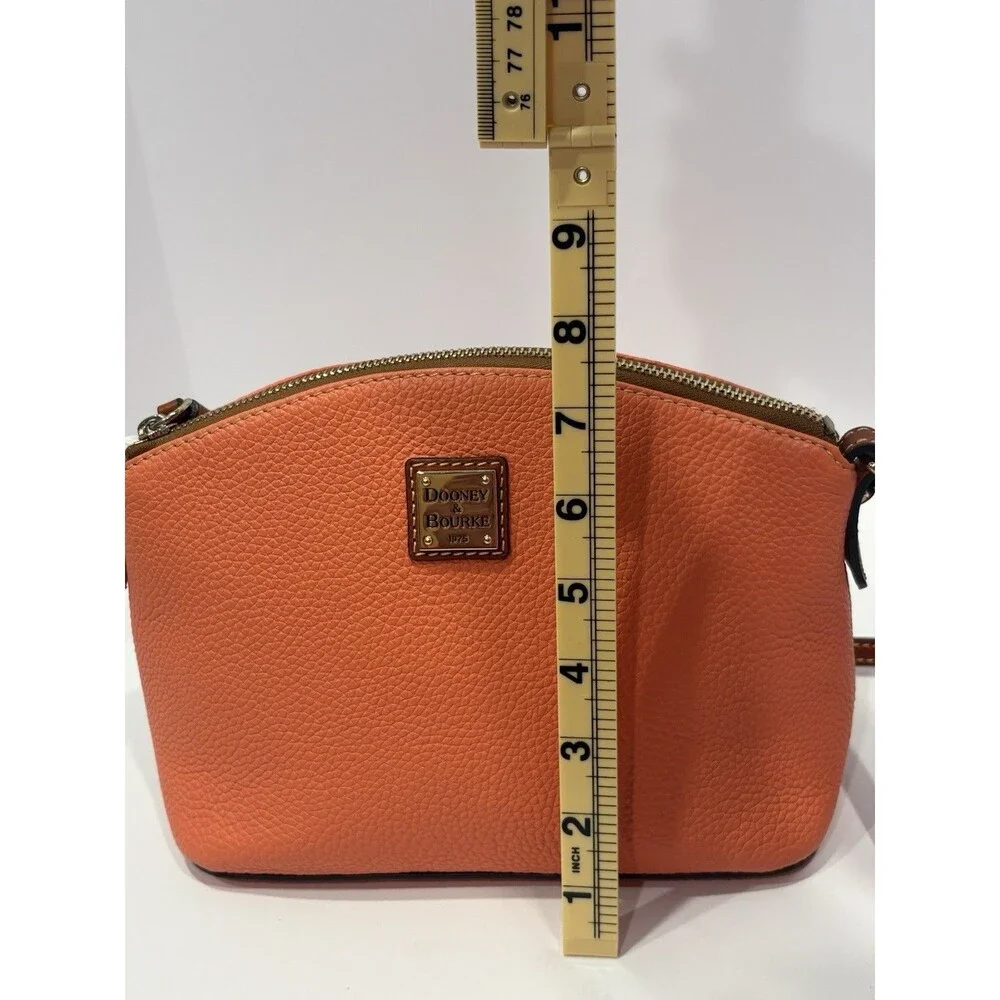 Dooney & Bourke Pebble Grain Suki Crossbody Orange